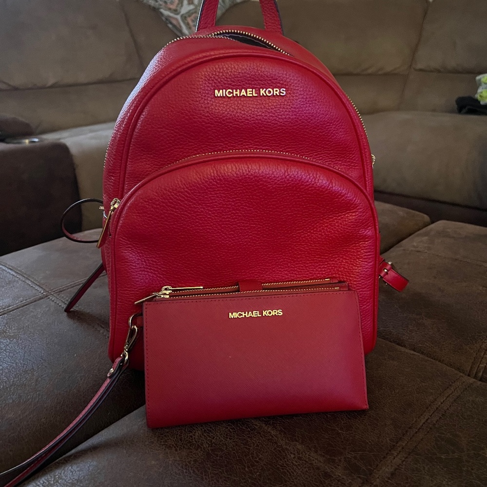 Backpack and wallet